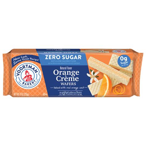 Save On Voortman Zero Sugar Orange Creme Wafer Cookies Order Online