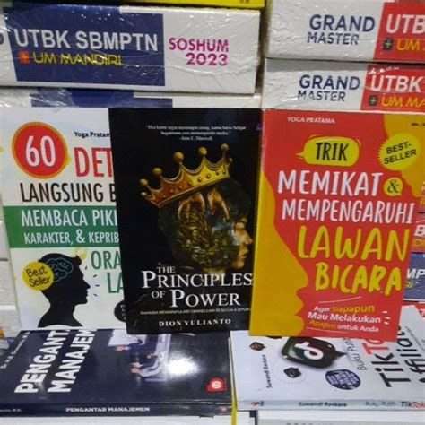 Jual Paket 3 Buku The Principles Of Power 60 Detik Lansung Bisa