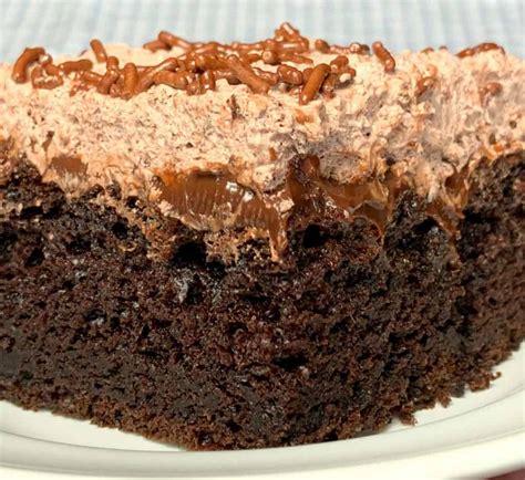 Easy Triple Chocolate Fudge Cake Plowing Through Life