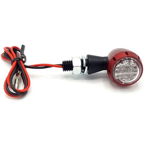 Frecce Moto Omologate Barracuda S Led B Lux Rosso Coppia Vendita