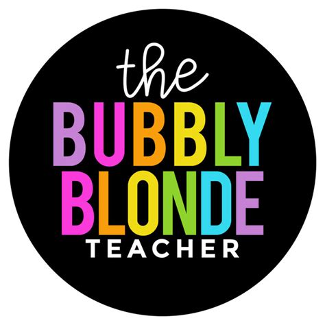 The Bubbly Blonde Teaching Resources Teachers Pay Teachers