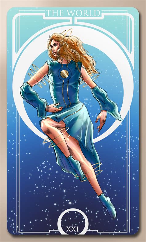 Artstation The World Tarot Card