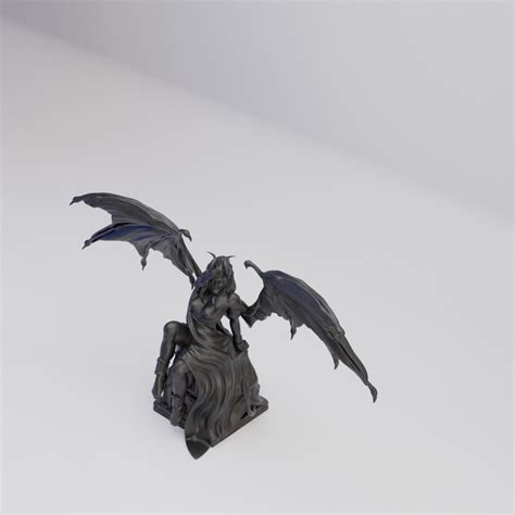 Hot Goblin サキュバスデーモン 座っているヌード