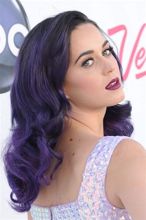 Katy Perrys Rainbow Of Hair Colors Through The Years Katy Perry Hair