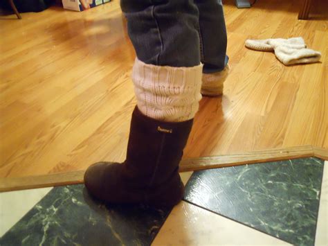 Boot Socks For Allie Out Of Old Sweater Arms