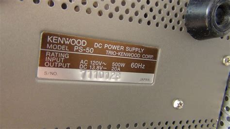 Kenwood Ps Power Supply Jahnke Electronics