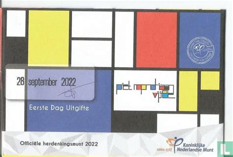 Netherlands Euro Coincard First Day Of Issue Piet Mondriaan