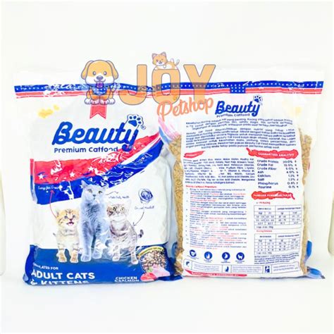 Jual Makanan Kucing Beauty CatFood Repack 1 Kg Premium No Maxi Cat