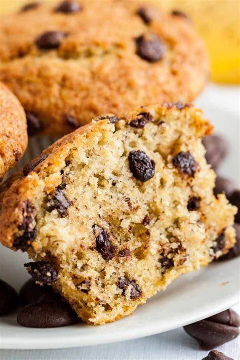 Banana Chocolate Chip Muffins So Easy And Moist Plated Cravings