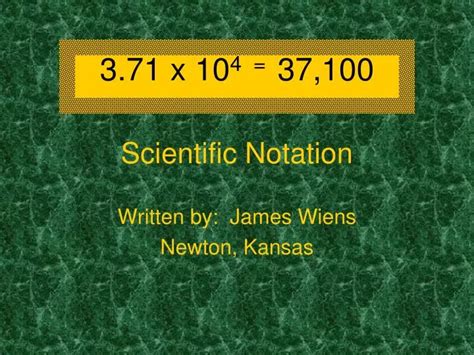 Ppt Scientific Notation Powerpoint Presentation Free Download Id 5612796