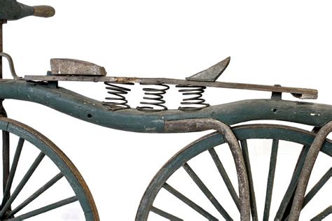 Wooden "Draisine", the first bicycle, France 1817. Detail. Bicycles ...