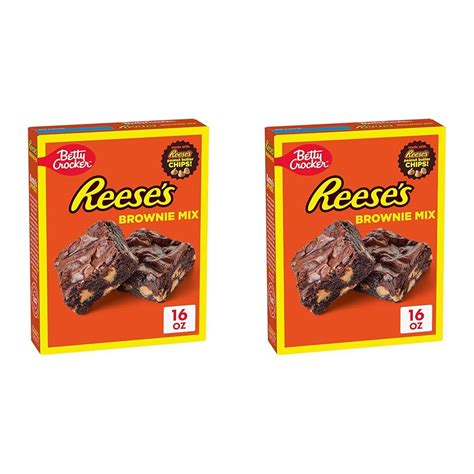 Betty Crocker Reeses Brownie Mix With Reeses Peanut