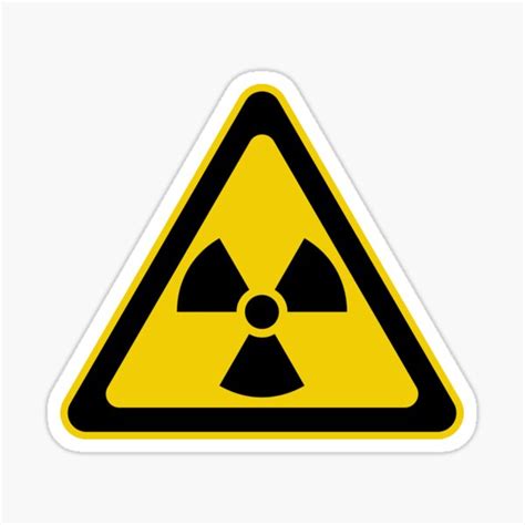 Radioactive Symbol Warning Sign Radioactivity Radiation Yellow