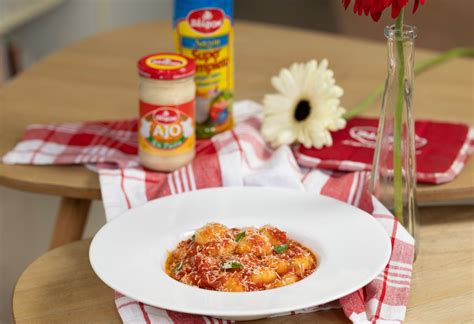 Oquis Caseros Con Salsa De Tomate Baldom