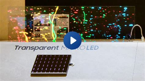 Video Ces Samsungs New Transparent Micro Led Display Blurs