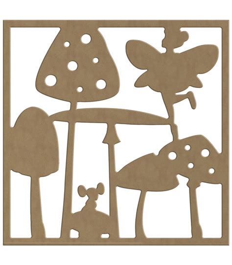 Gomille Mdf Lijst Fee Paddenstoelen X Cm Hobbygroep