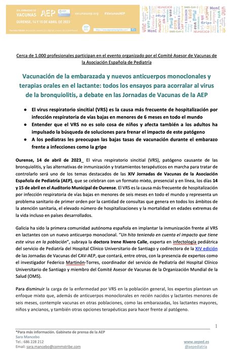 Vacunación de la embarazada y nuevos anticuerpos monoclonales todos