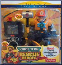 Jack Hammer Rescue Heroes Voice Tech Fisher Price Action Figure