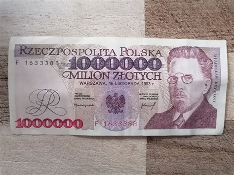 Banknot milion złotych SUPER STAN 22 Chmielnik Kup teraz na