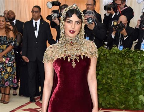 Priyanka Chopra From 2018 Met Gala Red Carpet Fashion E News