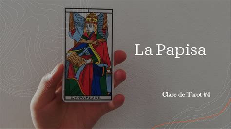 qué significa La Papisa en el Tarot de Marsella YouTube