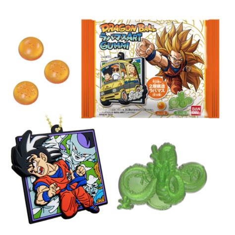 Jelly Beans And Keychain Rubber Mascot Art Gummi Dragon Ball Kurogami