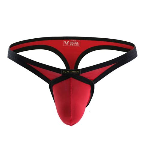 Mens Bikini Gay Men Underwear Sexy G Strings Pouch Thong Briefs Backless Man Tanga Jockstraps