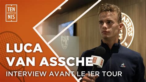 Interview De Luca Van Assche Avant Le 1er Tour De Roland Garros 2023