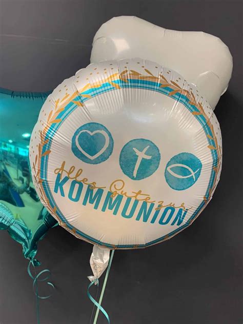 Kommunion BallonDekoballons Der Ballonshop Im Raum Kaarst Neuss