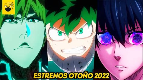 Estrenos Anime Oto O Nuevos Animes Octubre Youtube