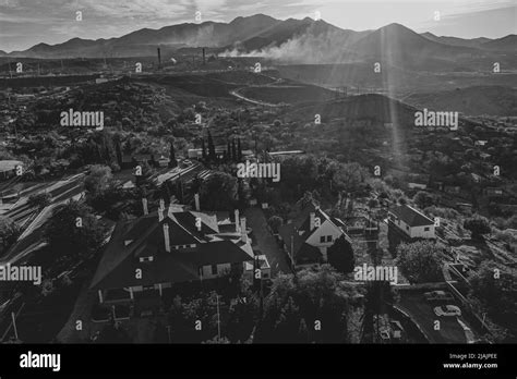 Cananea, Mexico. Aerial view of Canena Sonora (photo by Luis Gutierrez ...