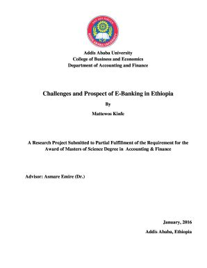 Sample Research Proposal In Accounting And Finance In Ethiopia Pdf