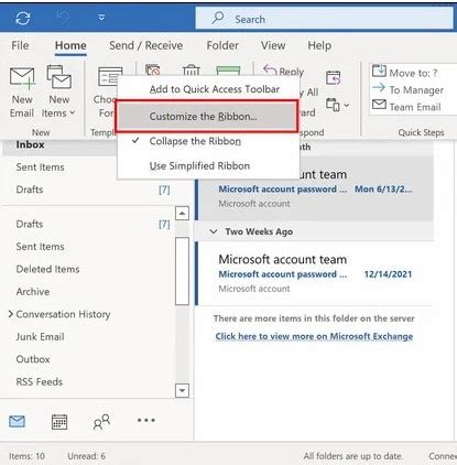 5 Methods To Fix Outlook Search Bar Missing