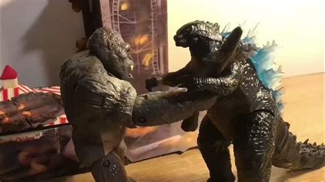 Godzilla Vs King Kong Stop Motion Youtube