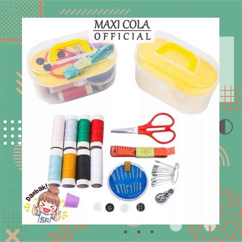 Jual Alat Jahit Kotak Set Lengkap Sewing Set Kit Shopee Indonesia