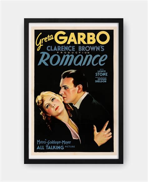 Romance (1930) Movie Poster - The Curious Desk