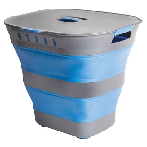 Laundry Hamper Blue Pop Up Popup