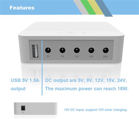 Wholesale WGP Smart Mini Ups 12v 5v Ups Battery Backup Dc Ups For WiFi