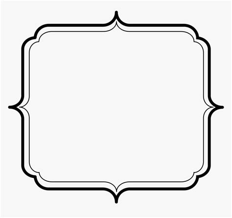 Picture Frame Border Clipart Black And White | Webframes.org