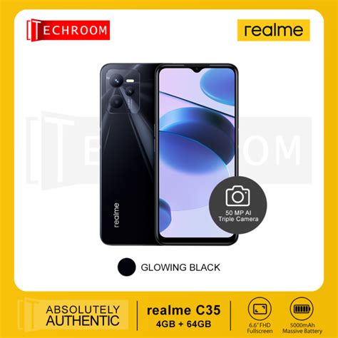 Realme C35 4gb64gb 5000mah Battery 81mm Ultra Slim Design 66