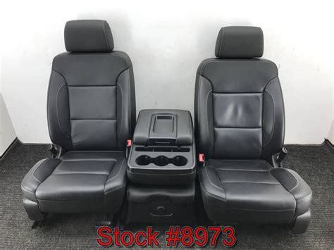 Front 402040 Bucket Bench Console Seats From 2016 Chevy Silverado