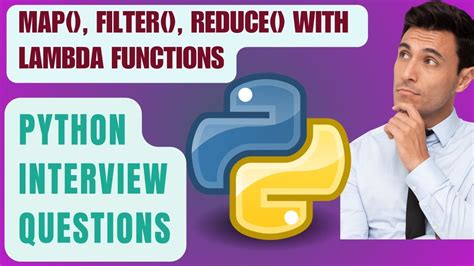 Map Filter Reduce In Python Lambda Expressions In Python Python Interview Questions Python