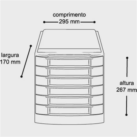 Gaveteiro Organizador Multiuso 42 Divisórias 6 Gavetas Caixa no Shoptime