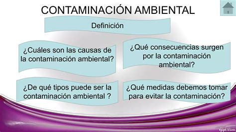 Ppt Contaminación Ambiental Ppt