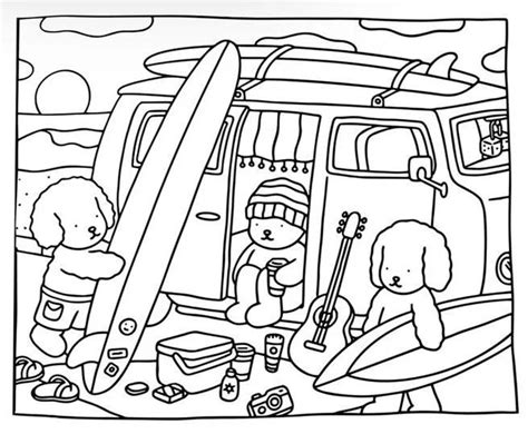 Bobbie Goods Para Colorear Bear Coloring Pages Cartoon Coloring