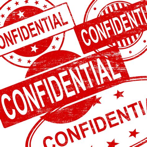 4 Confidential Stamp Png Transparent