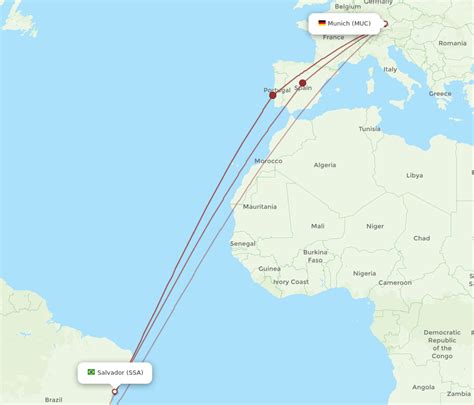 All Flight Routes From Salvador To Munich Ssa To Muc Flight Routes