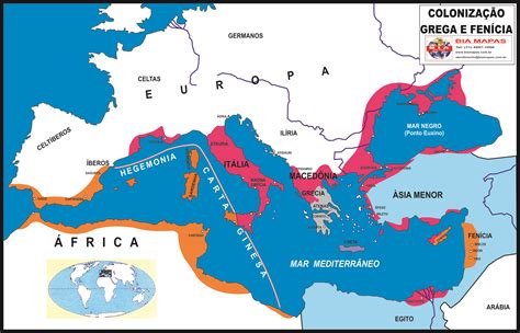 Coloniza O Gr Cia E Fen Cia Bia Mapas