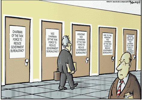 Federal Bureaucracy Cartoon