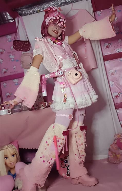 Decora Outfits Pink Outfits Harajuku Fashion Kawaii Fashion Pink